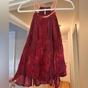 High neck Free People top